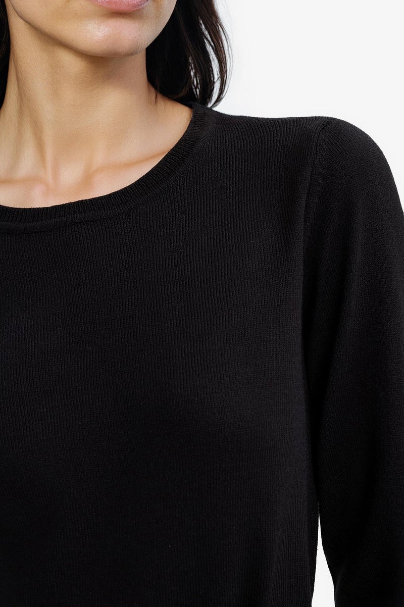 ديفاكتو بلوفر تريكو قصة عادية برقبة دائرية - Image 4